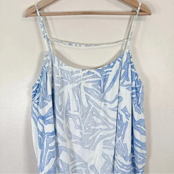 H&M Strappy Top White Blue Pattern - Picture 3 of 14